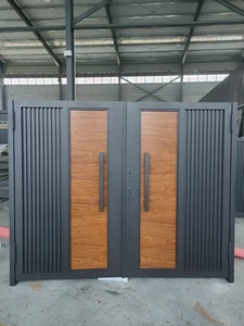<strong>Modern</strong> Luxury Villa <strong>Gate</strong> Simple <strong>Design</strong> Cast Aluminum Door Automatic Opening Pattern Iron Steel Materials Villa Garden <strong>Gate</strong> - Product Image 4