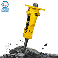 Guchuan 2-9 tonnes Excavatrice compacte hydraulique silencieuse pour pierres et roches avec marteau brise-roche SB 152 SB 202 SB 302