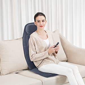 Masaj koltuk minderi isı ekstra bellek köpük destek ped boyun ve bel - Product Image 2