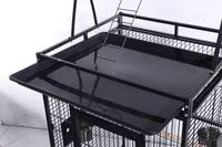 Nouvelle Arrivée Petite Cage à Oiseaux Pliable en Acier Inoxydable à Motif Simple, Cage d'Élevage d'Oiseaux d'Extérieur pour Perroquets, Boîte Aviary pour Animaux de Compagnie à Cadre Métallique 25