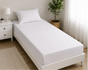 OEM ODM Custom Hospitality Luxury Satin Percale T300 T600 Cotton Hotel Fitted <b>Bed</b> <b>Sheet</b> Wholesale For Resort Hospital - Product Image 1