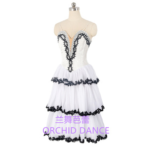 Conception Dos Nu Professionnel Haute Qualité 5 Couches Filles Femmes Performance Porter <span class=keywords><strong>Long</strong></span> Romantique <span class=keywords><strong>Noir</strong></span> Blanc Ballet <span class=keywords><strong>Tutu</strong></span> - Product Image 5