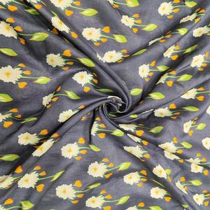 Tela de Seda Cruda de Poliéster Tejida Negra, Suave y Duradera, Ligera, Transpirable, con Textura de Lujo, para Prendas de Moda, Acolchados y Costura - Product Image 1