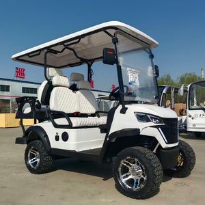 Carrito <span class=keywords><strong>de</strong></span> Golf Eléctrico Todoterreno <span class=keywords><strong>de</strong></span> 4 Plazas con Batería <span class=keywords><strong>de</strong></span> Litio, Motor <span class=keywords><strong>de</strong></span> CA <span class=keywords><strong>de</strong></span> 60V, Luces LED <span class=keywords><strong>de</strong></span> Alta Resistencia para Resorts, Comunidades, <span class=keywords><strong>Hoteles</strong></span> y Fábricas - Product Image 3