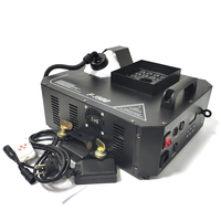 Machine à fumée légère Machine à brouillard pour la fête de mariage 1500W effet de scène noir LED Up Machine à brouillard liquide