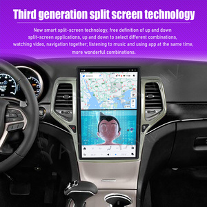 Radio de coche Android de 14,4 pulgadas para Jeep Grand Cherokee 2014-2020 inalámbrico Carplay Multimedia navegación GPS DSP unidad estéreo para coche - Product Image 5