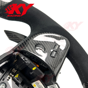 Volante Deportivo Personalizado de Fibra de Carbono con LED e Indicador de RPM para Jaguar XF XFR SC XFR-S Sportbrake XK XKR XKR-S GT - Product Image 3