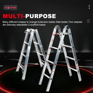 Manufacturer Aircraft Grade Aluminum Construction Step Wall Ladder 19 Feet Extension Ladder Multi Purpose Ladders