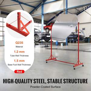 Estante de suspensión de pintura ajustable recientemente actualizado con 8 ganchos Perchas de soporte de pintura de carrocería - Product Image 4