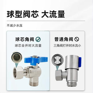 Robinet à bille à 6 points tout en cuivre DN20 marche/arrêt, angle droit, accessoire spécial pour chaudière murale, filetage interne et externe pour chaudières - Product Image 4