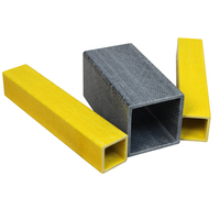 Profils pultrudés en PRF légers, tubes carrés structurels en PRF pultrudés