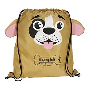 Customized Branded Paws and Claws - Puppy Drawstring Sportpack cinch bags sports packs