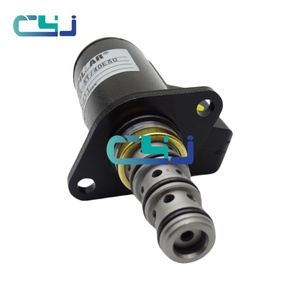 Vanne solénoïde de pompe hydraulique 2254558 225-4558 KDRDE5K-31/40E30-116A pour excavatrice E330D E349D, pièces d'excavatrice - Product Image 2