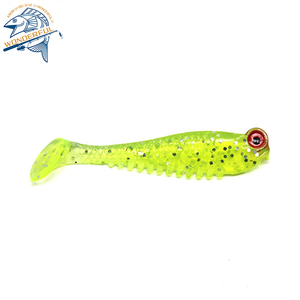 Fábrica al por mayor Luya Bait Live Luminous T-Tail Maid Fish Lure 55mm 75mm PVC para River Lake Fishing Bulk Soft Fishy Flavor - Product Image 5