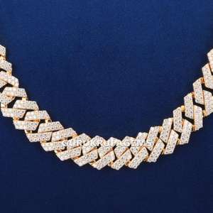 สร้อยคอเพชรแท้เพาะเลี้ยง 925 เงินสเตอร์ลิง ดีไซน์หรูหรา ของขวัญแต่งงาน เครื่องประดับ - Product Image 3