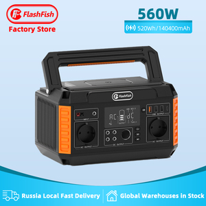 แบตเตอรี่สำรองพลังงานแสงอาทิตย์แบบพกพา 520Wh คลื่นไซน์บริสุทธิ์ พร้อมพอร์ต Type-C USB สำหรับโทรศัพท์และแล็ปท็อป - สถานีพลังงานแบบพกพา AC P60 - Product Image 4
