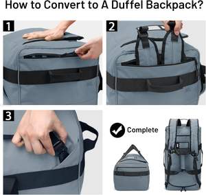 <span class=keywords><strong>Sac</strong></span> à dos/valise convertible résistant à l'eau OEM/ODM, robuste, avec bretelles <span class=keywords><strong>de</strong></span> <span class=keywords><strong>sac</strong></span> à dos, pour la gym, les sports et les voyages - Product Image 2