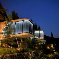 Casa Capsula Intelligente con Controllo Smart, Casa Modulare Prefabbricata di Lusso per Turismo in Montagna e Resort