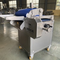Trancheuse de viande congelée multifonctionnelle entièrement automatique et sûre pour jambon de boeuf et légumes