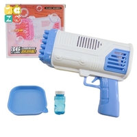 CZ été extérieur enfants Bubble Shooter automatique électrique Machine à bulles avec 36 trous en plastique Bunnle Gun