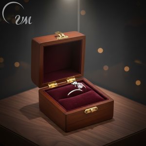 UM JEWELRY Dernière mode vintage pour femmes, argent sterling 925 plaqué or rose, zircon de luxe taille coussin serti à griffes - Product Image 6