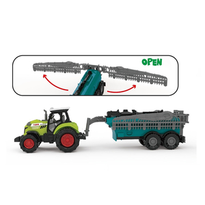 Nouveautés 2026 Jouets : Voiture de jeu agricole en plastique 1/32 à roues libres avec fonction d'arrosage - Product Image 1