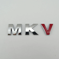 Faites votre propre emblème de voiture personnalisé écologique étanche ABS plastique Chrome emblèmes de voiture Auto Badge autocollant pour carrosserie