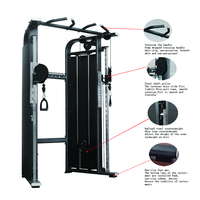 Équipement de musculation de qualité supérieure en Chine, poulie réglable commerciale, appareil de musculation fonctionnel, machine Smith, équipement de salle de sport en acier Qiao Likang L8017