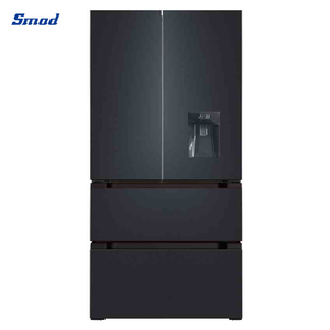 Home Stainless Steel No Frost Electronic French Door <b>Refrigerator</b> Side by Side <b>Refrigerator</b> With Water Dispenser - Product Image 3