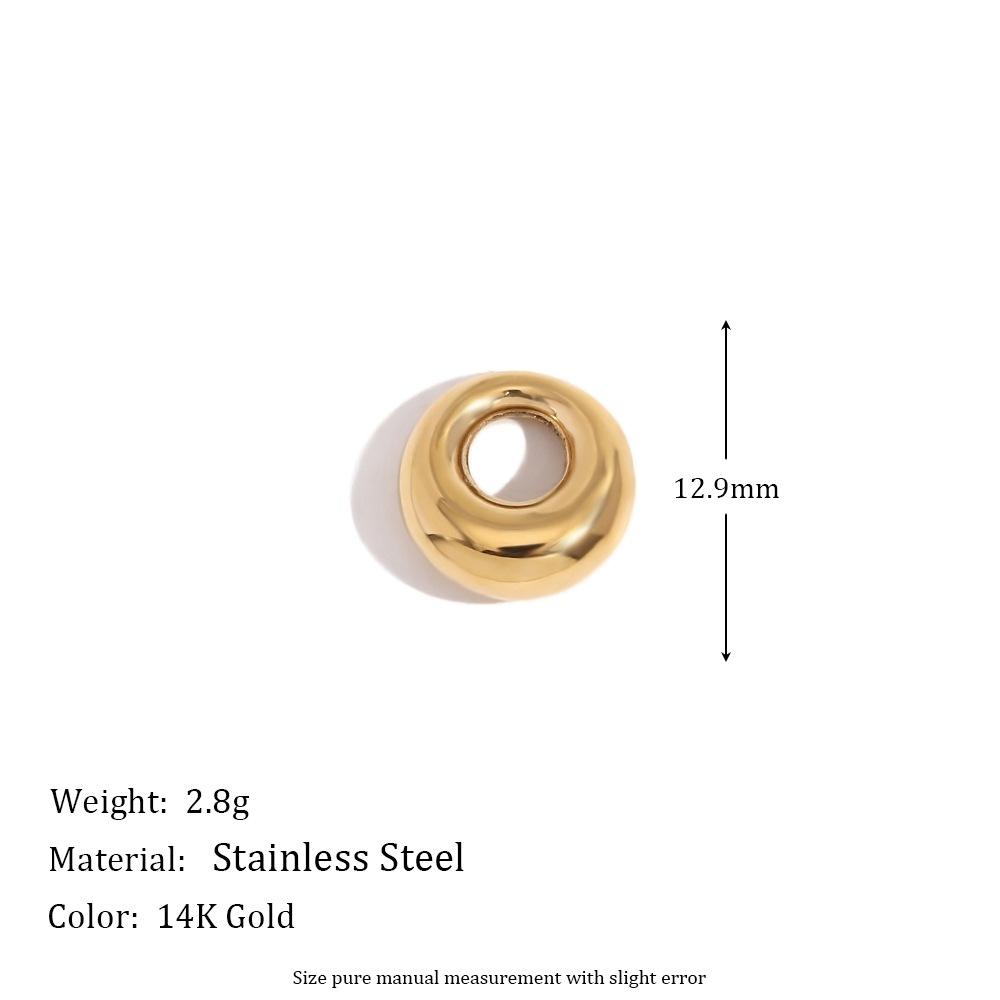 Mini anillo hueco - oro pequeño