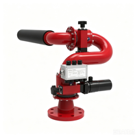 Canon à eau et mousse électrique télécommandé en acier inoxydable avec jet droit et tuyau de raccordement en aluminium