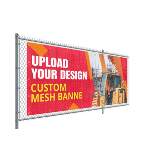 Bannière publicitaire en PVC imprimée avec filet en maille polyester enduit, matériau de toile pour impression numérique portable, fabricants - Product Image 4