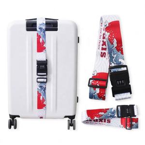 Customizable Bulk Printed Adjustable Travel <b>Luggage</b> Belt Logo Brand Promotional Nylon <b>Luggage</b> <b>Strap</b> - Product Image 2