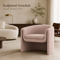 Canapé une place de style nordique moderne, fauteuil de créateurs, pour salon, loisirs