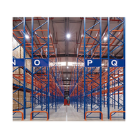 Étagère de stockage robuste en acier Q235B pour centre logistique, fabricant OEM, capacité 4000 kg, conception personnalisée