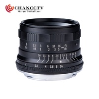 Objectif d'appareil photo SOCAX 35 mm F1.2 à grande ouverture compatible avec les appareils Nikon, Fujifilm et Canon