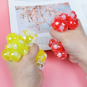 Novedoso Juguete Antiestrés de TPR con Forma de Bola de Uva de Dos Tonos, Juguete Sensorial Creativo para Aliviar la Ansiedad en Niños y Adultos - Product Image 1