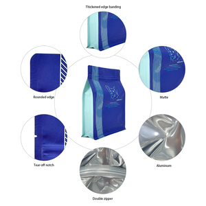 Impression personnalisée avec fermeture à glissière refermable 5KG 10KG 15KG 20KG 25KG Pochette en plastique debout pour sac d'emballage alimentaire pour chien à fond plat - Product Image 4