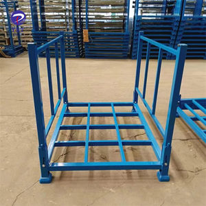 Rak Gudang Penyimpanan Gulungan Karpet Berlapis Bubuk, Rak Pallet Bertumpuk untuk Gulungan Tekstil - Product Image 3