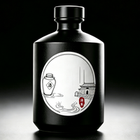 Autocollants pour bouteilles de vin avec logo personnalisé, dorure à chaud de luxe, papier imperméable auto-adhésif, étiquettes imprimées pour bouteilles en verre