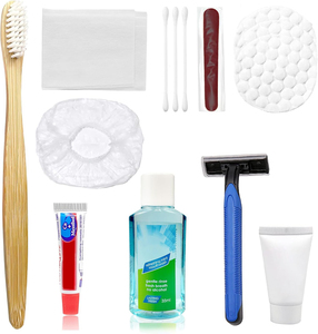Luxury Hotel Amenities Kit Recyclable Eco-Friendly <b>Disposable</b> Guest Hygiene Set with Kraft Paper Box Customizable Size & Logo - Product Image 2