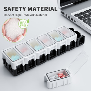 14 Compartments Daily Box Pill Dispenser Pill Organizer Medicine Organizer - Product Image 2