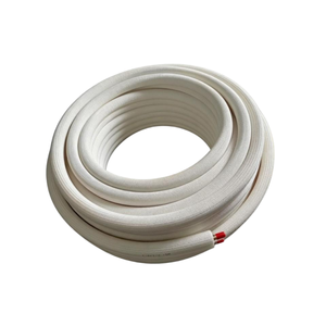 Kit de conduites de réfrigérant de haute qualité 1/4 3/8 en cuivre isolé pour connexion de <span class=keywords><strong>climatiseur</strong></span> <span class=keywords><strong>split</strong></span> avec raccords à sertir en laiton - Product Image 5