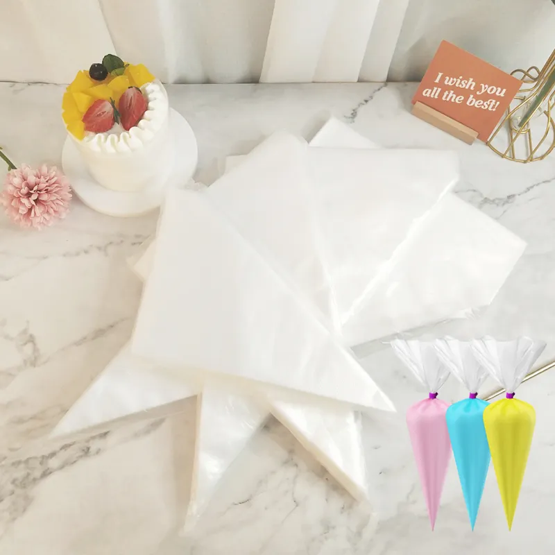 Direct Sales of Origin Extra Thick 80 mic Pastry Bags Custom S/M/L Disposable Icing Decorating Tools Bags Cake Piping Bags