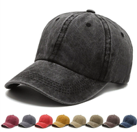 Casquette de baseball OEM en coton non structuré lavé Chapeau de papa Street Retro Sports Gorras Casquette de sport vintage incurvée non structurée