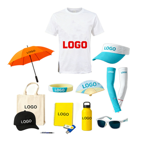 AI-MICH Wholesale Promotional Tshirts Corporate Gift Set Umbrella Business Men's Gift Promotional Items with logo Printing