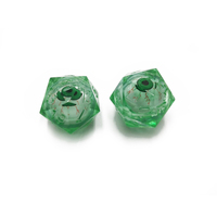 Dés polyédriques D20 en acrylique et résine avec figurine d'œil intégrée, dés personnalisés pour jeux de rôle de table DND RPG