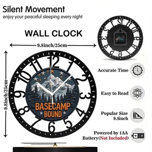 Reloj redondo de hierro de 25 cm diseñado como un letrero de restaurante con la inscripción "<span class=keywords><strong>Abierto</strong></span> <span class=keywords><strong>las</strong></span> <span class=keywords><strong>24</strong></span> <span class=keywords><strong>horas</strong></span>" - Product Image 2