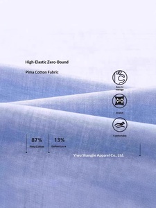 <span class=keywords><strong>Camicia</strong></span> Casual da Uomo Personalizzabile in Cotone Pima con Texture <span class=keywords><strong>Lino</strong></span> <span class=keywords><strong>Arancione</strong></span>, Antipiega, Stile Anni '60 - Product Image 5