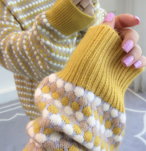 Estilo <span class=keywords><strong>de</strong></span> moda Corea chica elegante prendas <span class=keywords><strong>de</strong></span> punto señoras Casual última mujer nuevo diseño suéter - Product Image 6